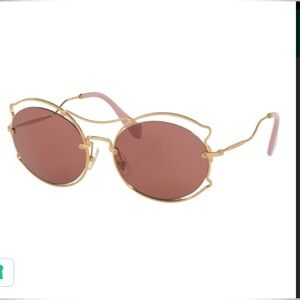 MiuMiu Sunglasses Pink Cateye